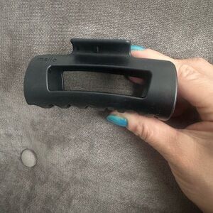 NWT 4" Authentic Mello Cloud Clip Black Licorice large claw hair clip $30 new!